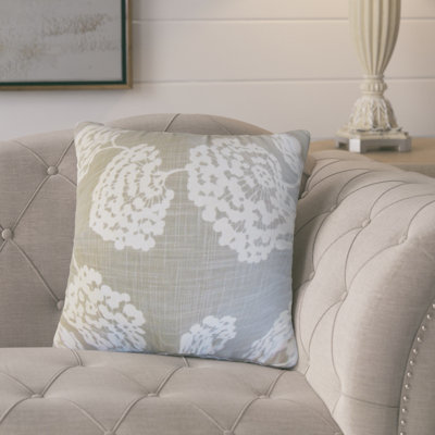 Andruska Toile Cotton Throw Pillow One Andruska Toile Cotton Throw Pillow